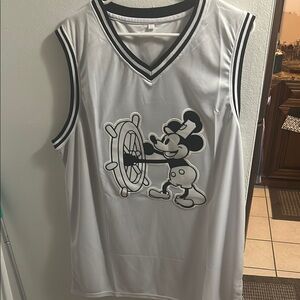 Mickey Mouse Sailor Graphic Basketball Jersey